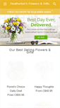 Mobile Screenshot of heathertonsflorist.com